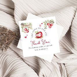 Süßer Apfel unserer Augenbabydusche Geschenkanhänger