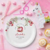 Süßer Apfel unserer Augenbabydusche Pappteller (Party)