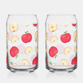 Süßer Apfelbecher Dosenglas (Rückseite)