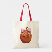 Süßer Apfelgeschenk Tragetasche (Rückseite)