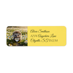 Süßer April-Igel mit Diamantherz