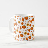 Süßer Aquarell-Herbsternte Kaffeetasse (Vorderseite Links)