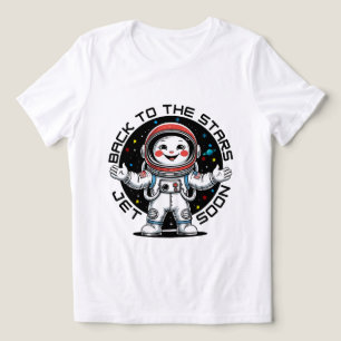 Süßer Astronaut zurück zu den Sternen Design  Tri-Blend Shirt