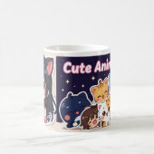 Süßer Aufkleber Kaffeetasse (Mittel)
