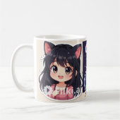 Süßer Aufkleber Kaffeetasse (Links)