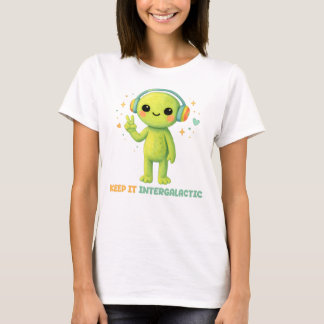 Süßer Außerirdischer Bewahre Es Intergalaktisches T-Shirt