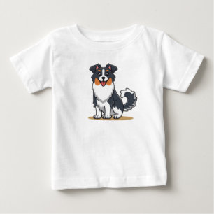 Süßer Australischer Schäferhund-23144 Baby T-shirt
