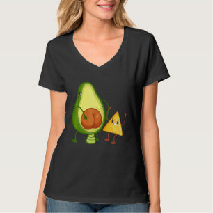 Süßer Avocado-Hintern, der Guacamole mit Tortilla T-Shirt