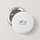Süßer Axolotl-Cartoon-Charakter Button (Vorne & Hinten)