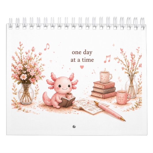 Süßer Axolotl-Kalender Kalender (Titelbild)