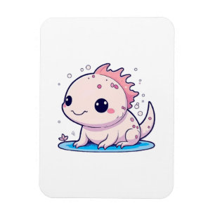 süßer Axolotl-Philosoph Magnet