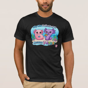Süßer Axolotl-Zahlen-Mathematik-Wortwitz T-Shirt