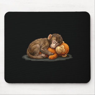 Süßer Baby-Affe Schlage-Meme Männer Frauen Mousepad