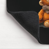 Süßer Baby-Affe Schlagen Meme Mousepad (Ecke)