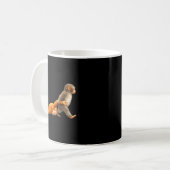 Süßer Baby-Affen-Faustkämpfer-Affe-Meme Kaffeetasse (Vorderseite Links)