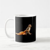 Süßer Baby-Affen-Faustkämpfer-Affe-Meme Kaffeetasse (Links)