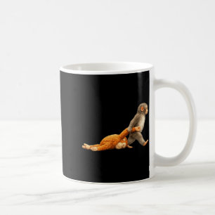 Süßer Baby-Affen-Faustkämpfer-Affe-Meme Kaffeetasse