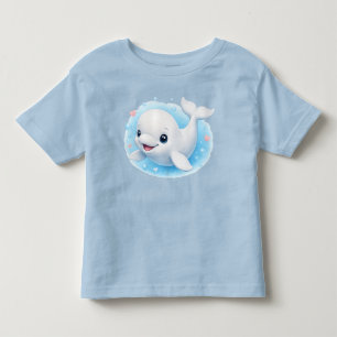 Süßer Baby Beluga Wal Kleinkind T-shirt