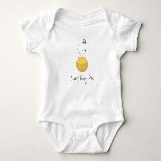Süßer Baby-Bienen-Bodysuit Baby Strampler (Vorderseite)