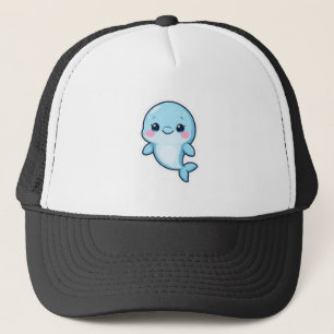 Süßer Baby-Blauer Delfin Truckerkappe