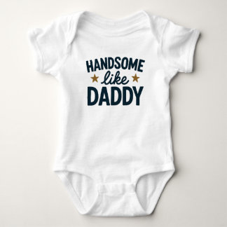 Süßer Baby-Body mit Papa-Humor Baby Strampler