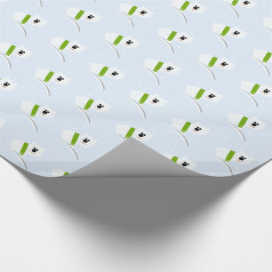 Süßer Baby-Eisbär-Weihnachts-Geschenkverpackung Geschenkpapier