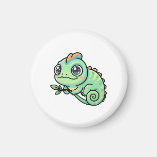Süßer Baby-Grün-Chamäleon-Magnet Magnet