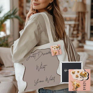 Süßer Baby-Hase und Sonnenblumen-Knopf Button