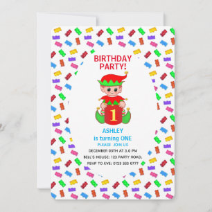 Süßer Baby-/Kindergeburtstag Einladung