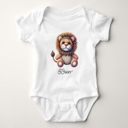 Süßer Baby Löwe Strampler (Vorderseite)