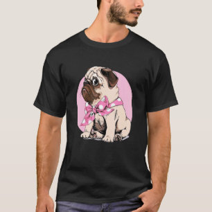 Süßer Baby Mops Hund Liebe r Papa Mama Junge Mädch T-Shirt