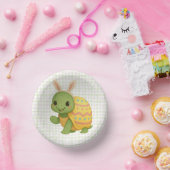 Süßer Baby-Oster-/Frühlingsschildkröte Pappteller (Party)