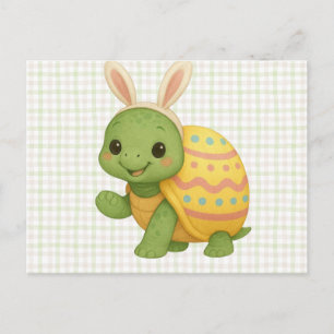 Süßer Baby-Oster-/Frühlingsturtle Feiertagspostkarte