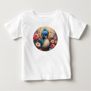 Süßer Baby-Pfau Baby T-shirt