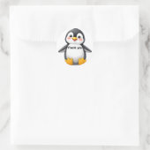 Süßer Baby-Pinguin "Danke" Aufkleber (Tasche)