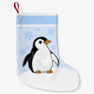 Süßer Baby-Pinguin-Weihnachtsstrumpf Kleiner Weihnachtsstrumpf