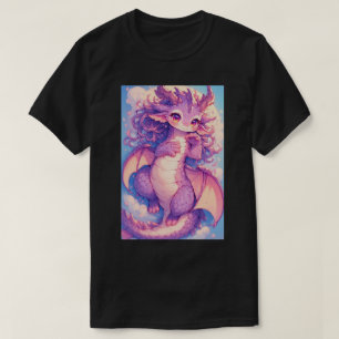 Süßer Baby Rave Drache Anime Kawaii Art 02 T-Shirt