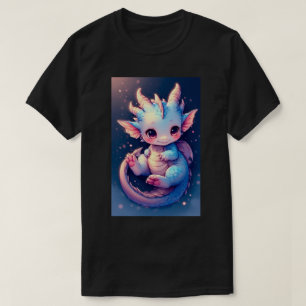Süßer Baby-Rave-Drache japanischer Anime Kawaii Ar T-Shirt