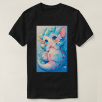 Süßer Baby-Rave-Drache japanischer Anime Kawaii Ar