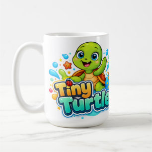 Süßer Baby-Schildkröte Kaffeetasse