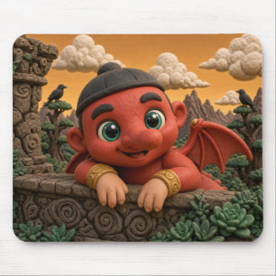 Süßer Baby Tengu, Mythisch Mousepad