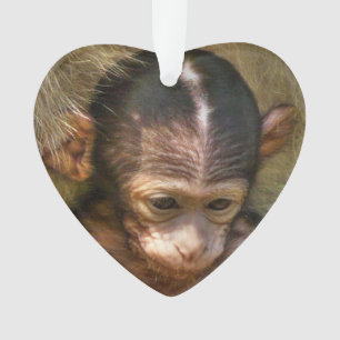 süßer Babyaffe Ornament