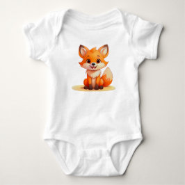 Süßer Babyfuchs – Anziehbarer Cartoon-Bodysuit Baby Strampler