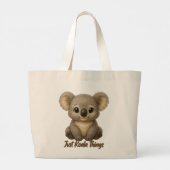 Süßer Babykoala Jumbo Stoffbeutel (Rückseite)