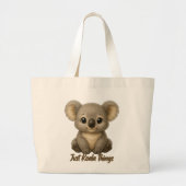 Süßer Babykoala Jumbo Stoffbeutel (Vorne)