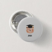 Süßer Bär Abschieds-Schmuck | Personalisierte Klas Button (Vorne & Hinten)