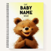 Süßer Bär Baby Namen Buch (Vorderseite)