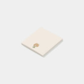 Süßer Bär Barista Post-it Klebezettel (angewinkelt)
