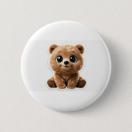 Süßer Bär Button (Vorderseite)