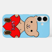 Süßer Bär Case-Mate iPhone Hülle (Rückseite (Horizontal))